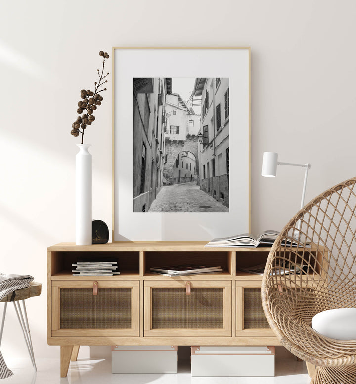 European Street | Black & White Fine Art Photography Print