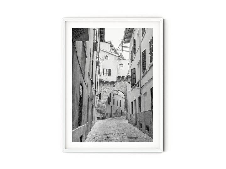 European Street | Black & White Fine Art Photography Print