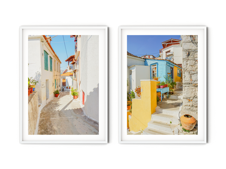 Samos Village Gallery Wall | Fine Art Photography Print Set