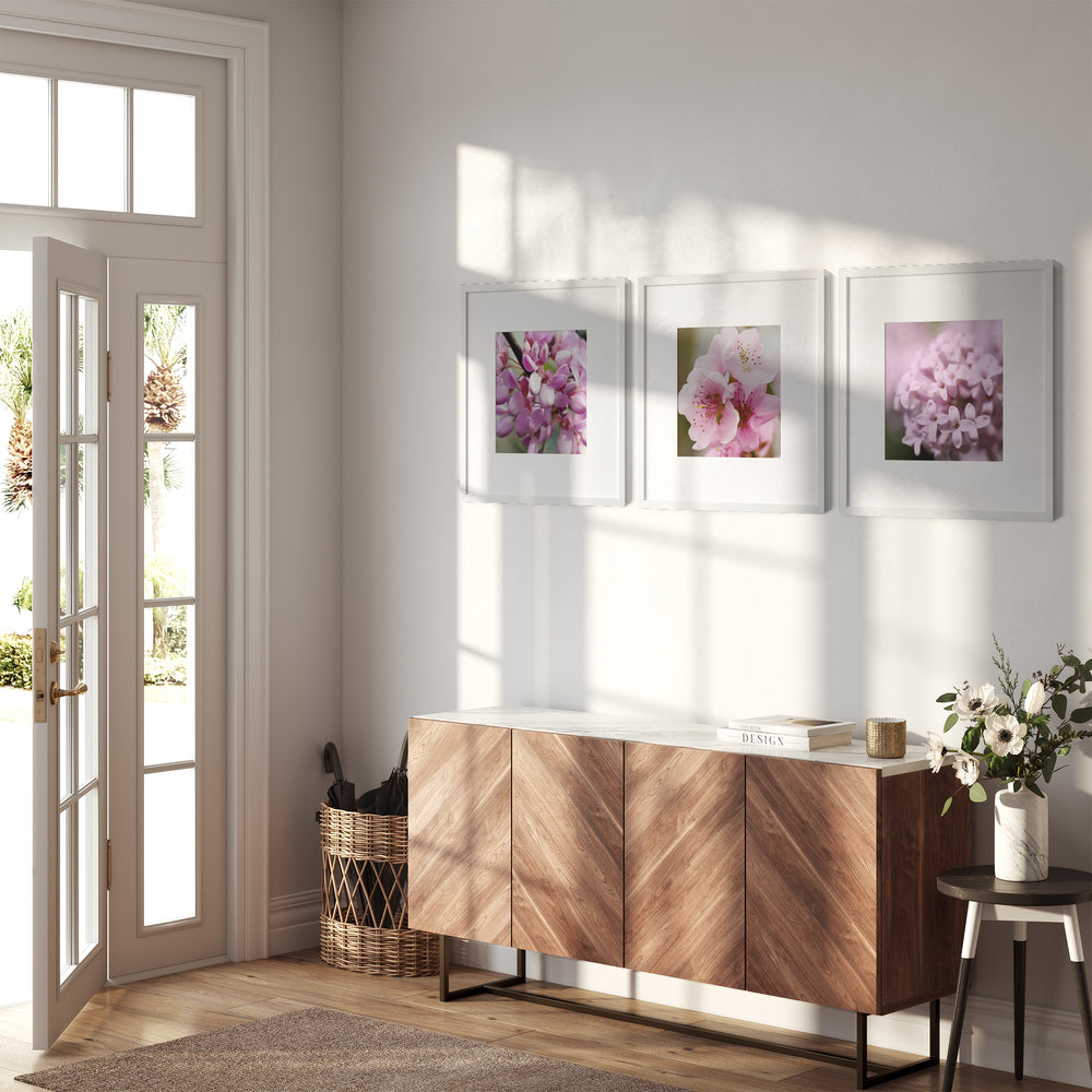 Pink Spring Flower Gallery Wall | Fine Art Photography Print Set