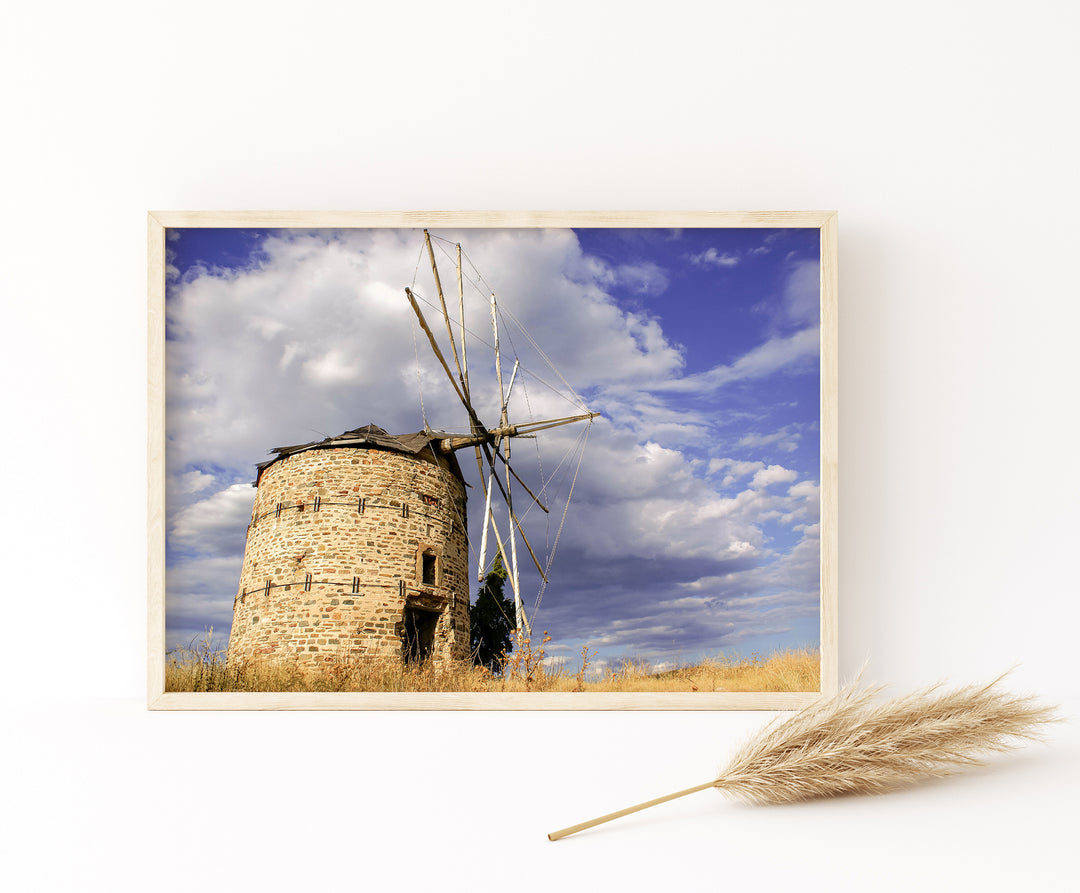 Greek Stone Windmill | Fine Art Photography Print