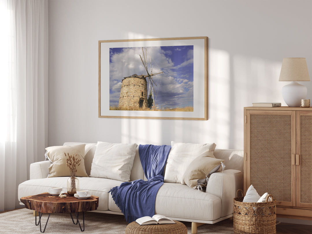 Greek Stone Windmill | Fine Art Photography Print