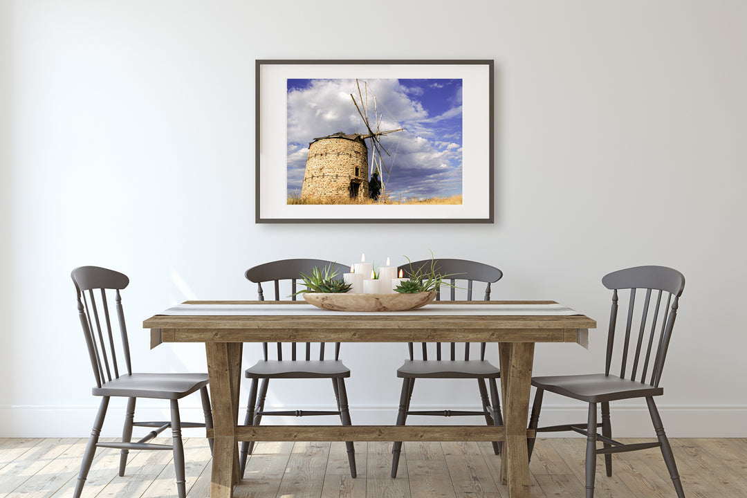 Greek Stone Windmill | Fine Art Photography Print