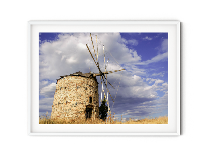 Greek Stone Windmill | Fine Art Photography Print