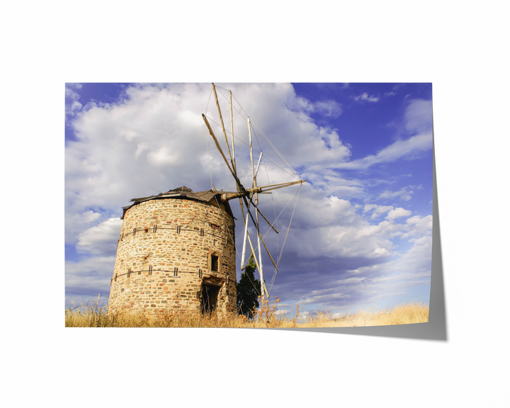 Greek Stone Windmill | Fine Art Photography Print