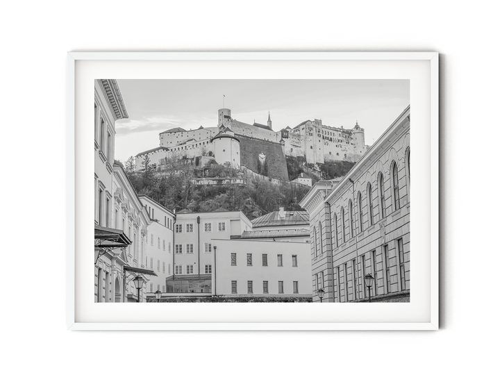 Fortress Hohensalzburg | Black & White Fine Art Photography Print