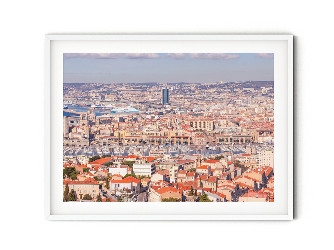 Aerial View Marseille | Fine Art Photography Print