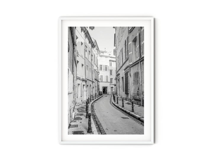 European Alley | Black & White Fine Art Photography Print