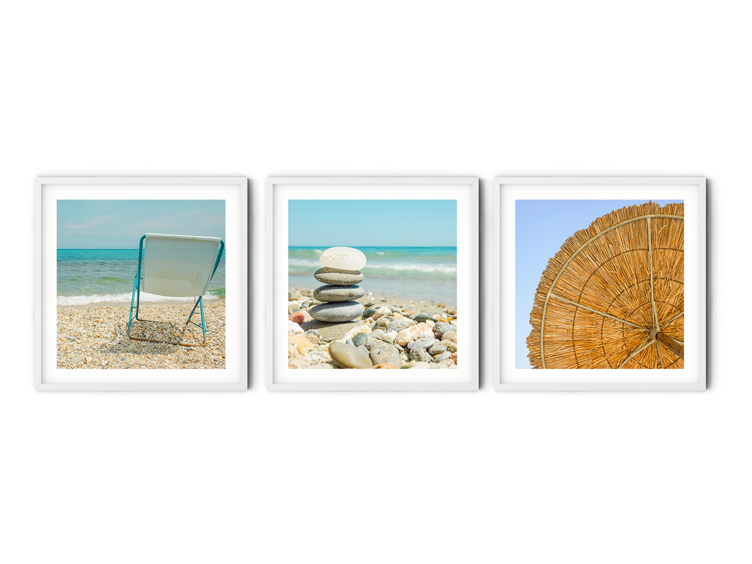 Beach Scenes Gallery Wall | Fine Art Photography Print Set