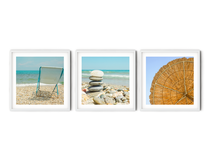 Beach Scenes Gallery Wall | Fine Art Photography Print Set