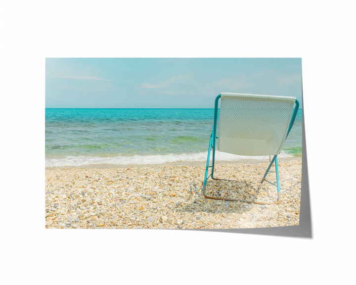 Retro Beach Chair | Fine Art Photography Print