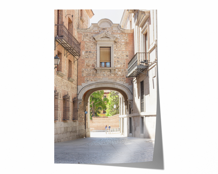 Altstadtgasse von Madrid | Fine Art Poster Print