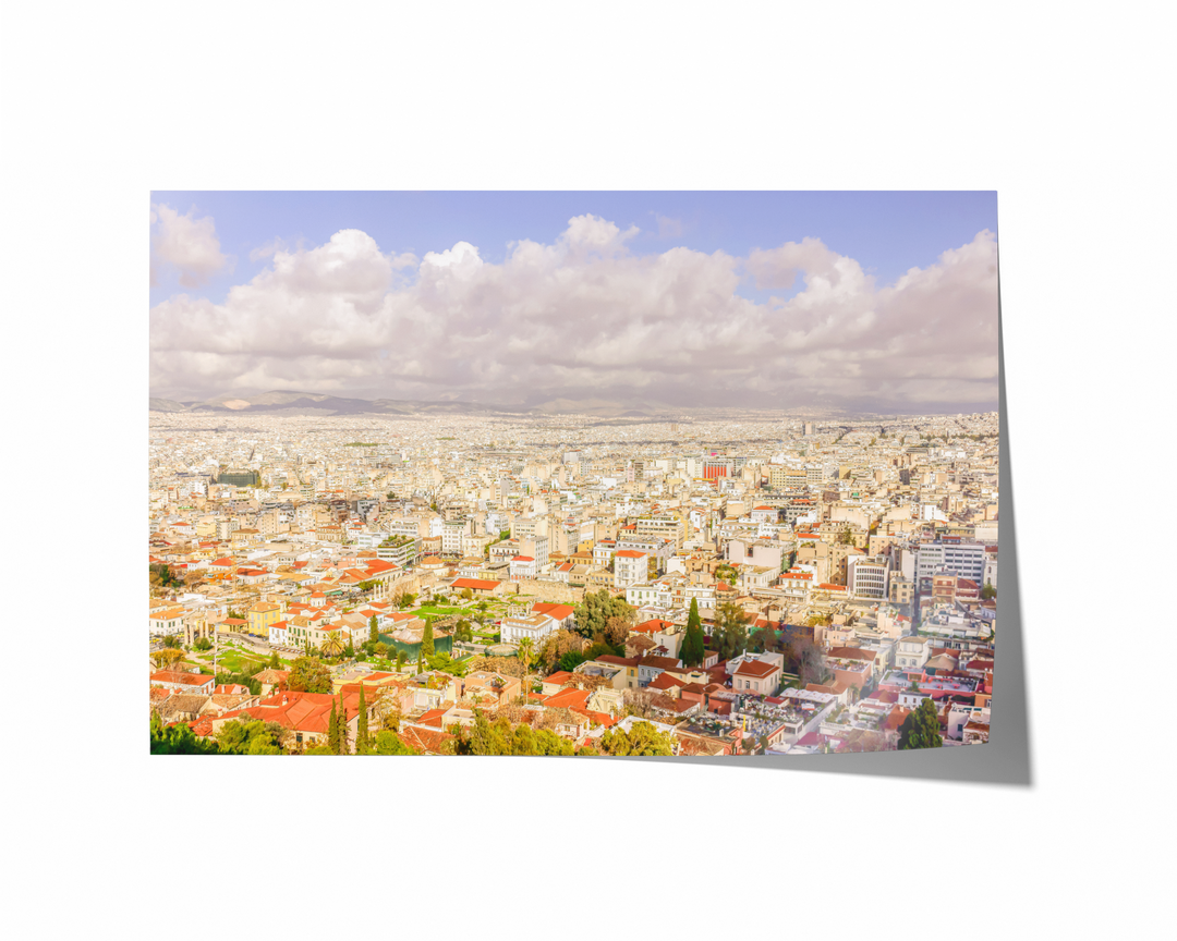 Panoramablick über Athen I | Fine Art Poster Print