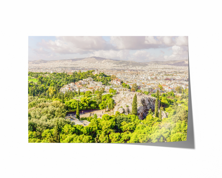 Panoramablick Athen II | Fine Art Poster Print