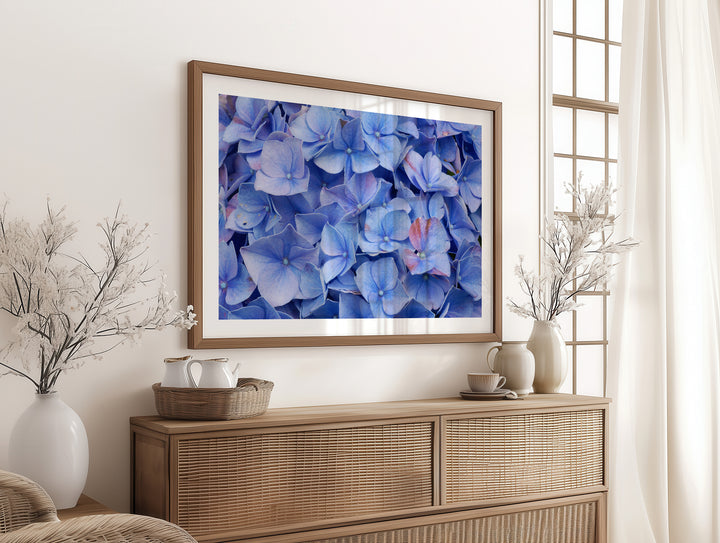 Blaue Hortensie | Fine Art Poster Print