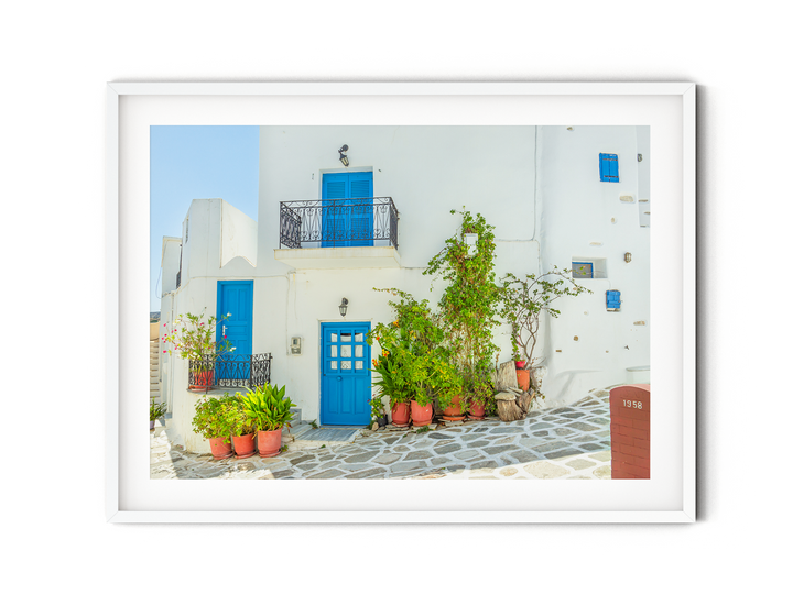 White Cyclades House | Fine Art Photography Print