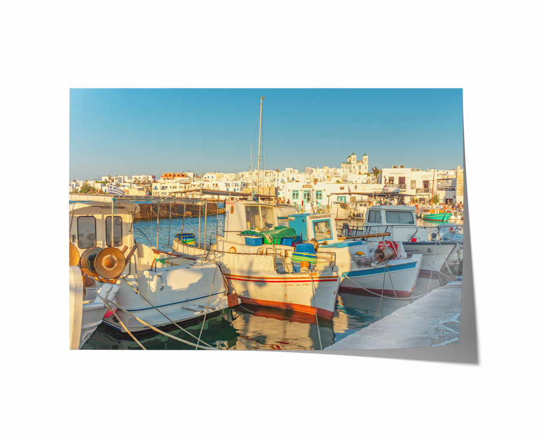 Hafen von Naoussa | Fine Art Poster Print