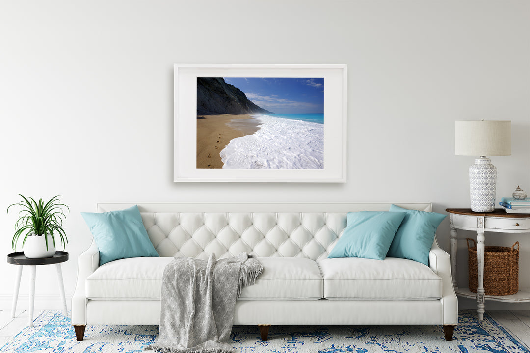 Lefkada Beach Shoreline | Fine Art Photography Print