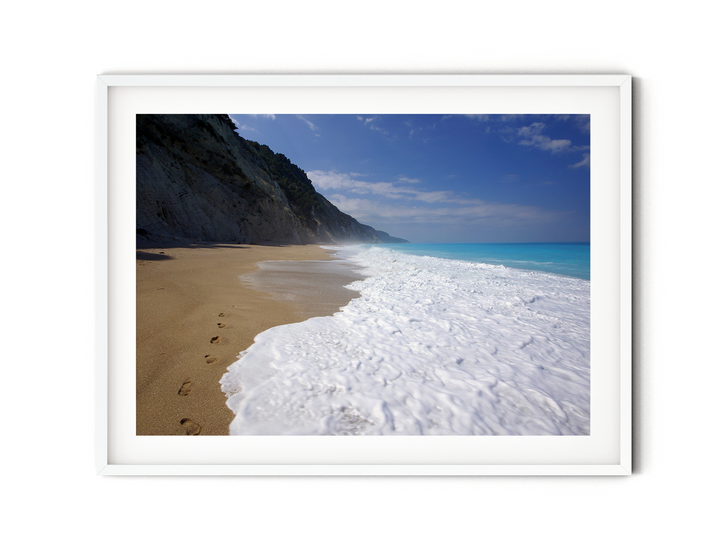 Lefkada Beach Shoreline | Fine Art Photography Print