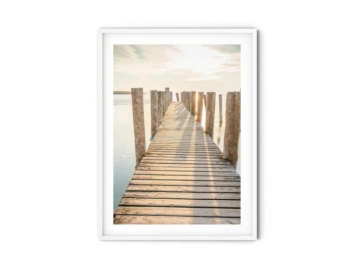 Wooden Pier at Sunset | Fine Art Photography Print