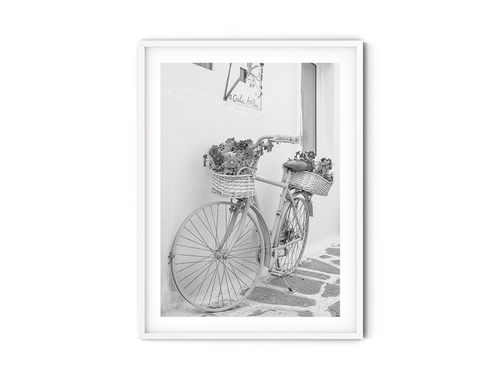 Vintage Bicycle | Black & White Fine Art Photography Print