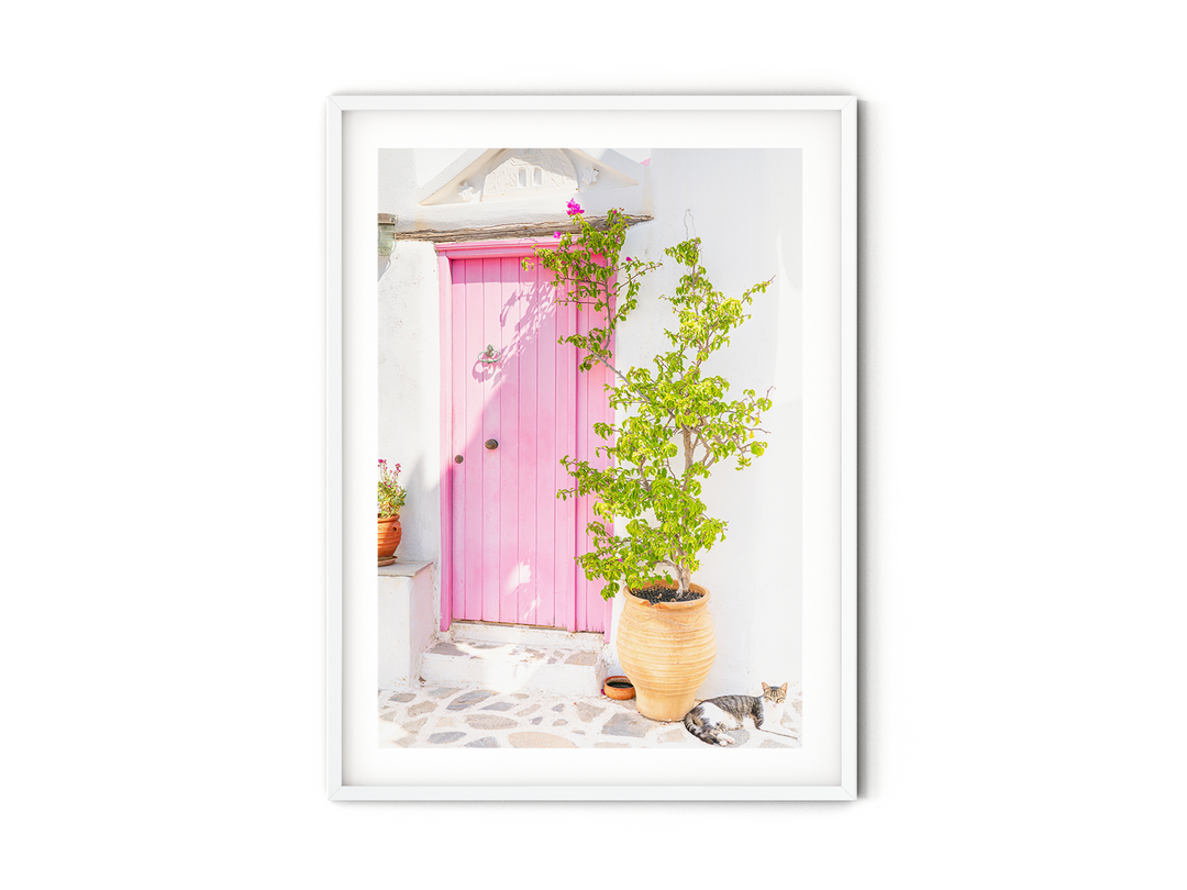 Paros Pink Door II | Fine Art Photography Print