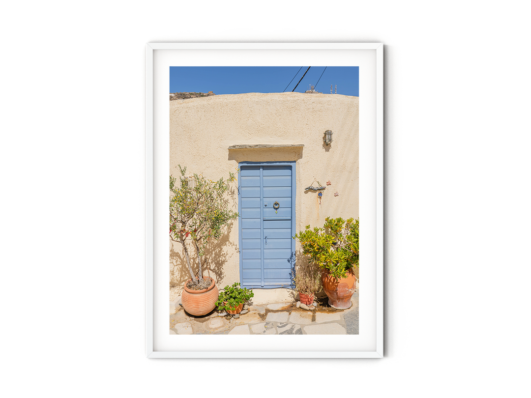 Blue Door in Syros | Fine Art Photography Print