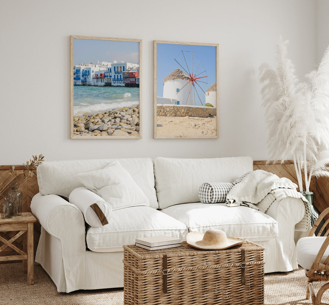 Mykonos Bilderwand II | Fine Art Poster Print Set