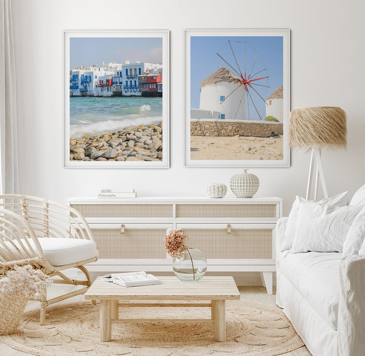 Mykonos Bilderwand II | Fine Art Poster Print Set