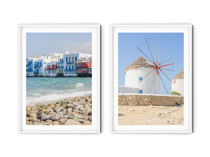 Mykonos Gallery Wall II | Fine Art Photography Print Set