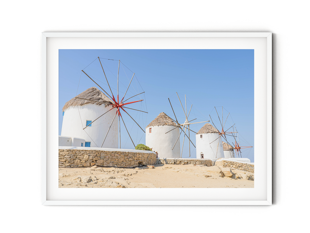 Windmills of Mykonos | Fine Art Photography Print