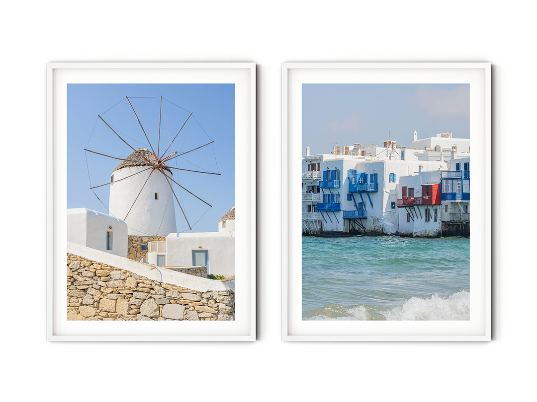 Mykonos Gallery Wall | Fine Art Photography Print Set