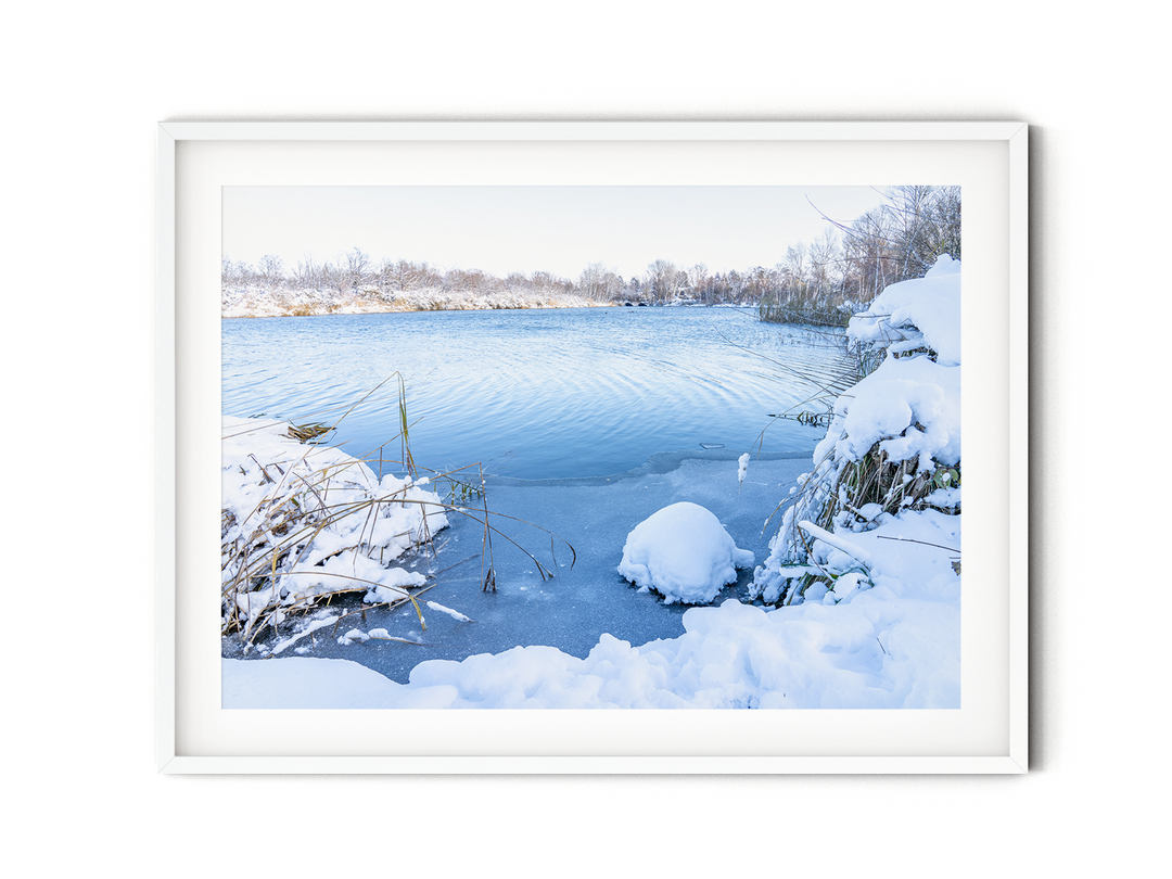 Frosty Lakeshore | Fine Art Photography Print