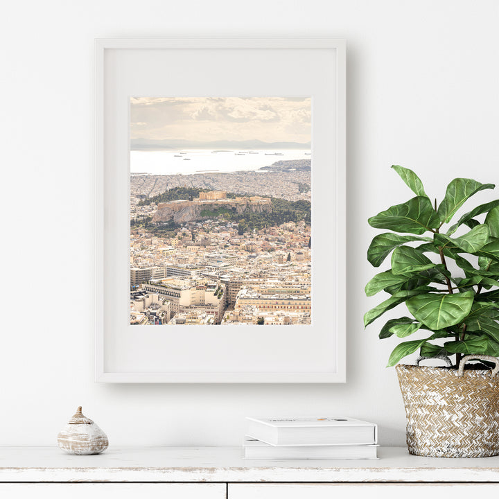 Athen von oben | Fine Art Poster Print