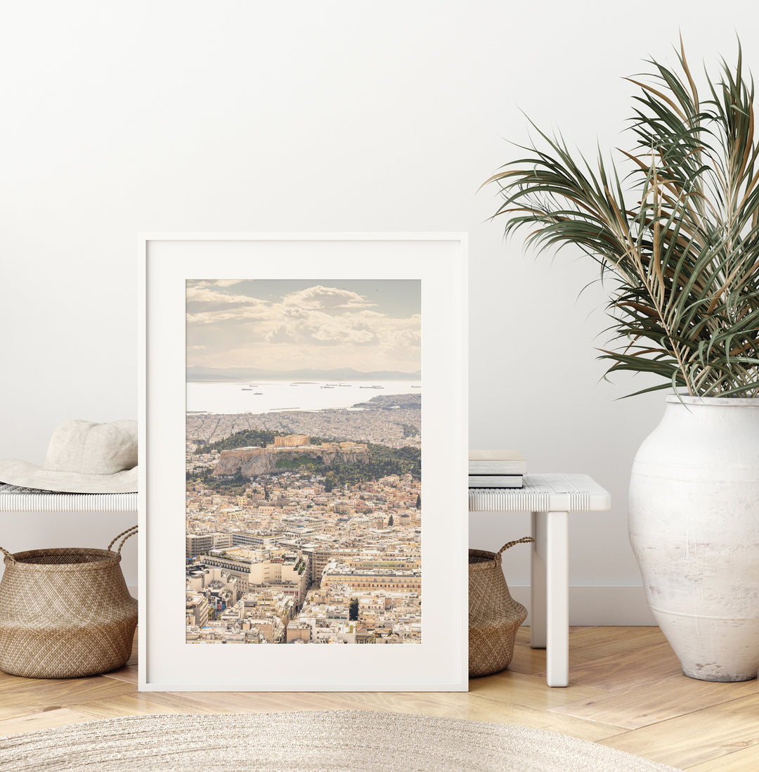 Athen von oben | Fine Art Poster Print