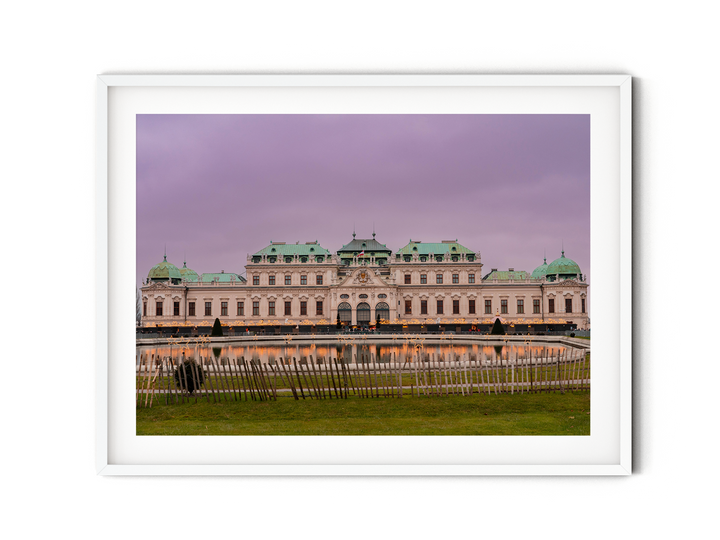 Weihnachten im Schloss Belvedere | Fine Art Poster Print