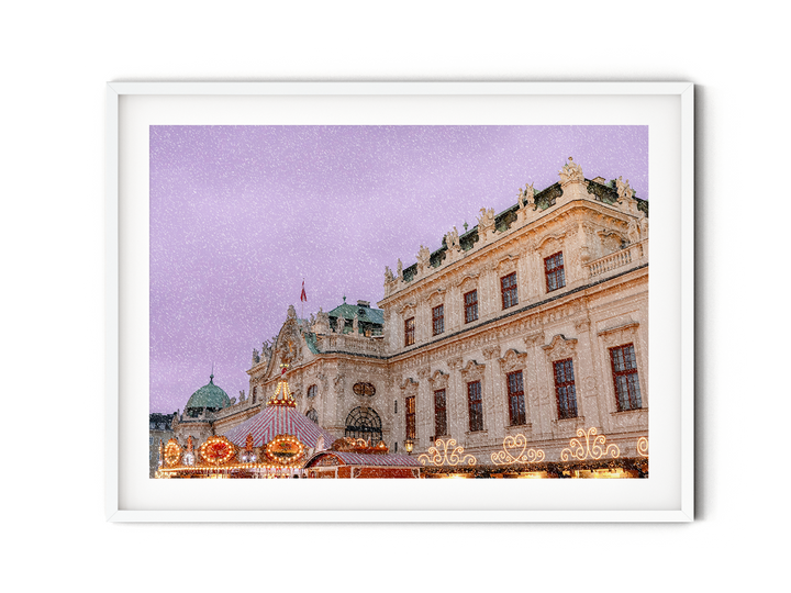 Christmas Market at Belvedere Palace | Fine Art Photography Print