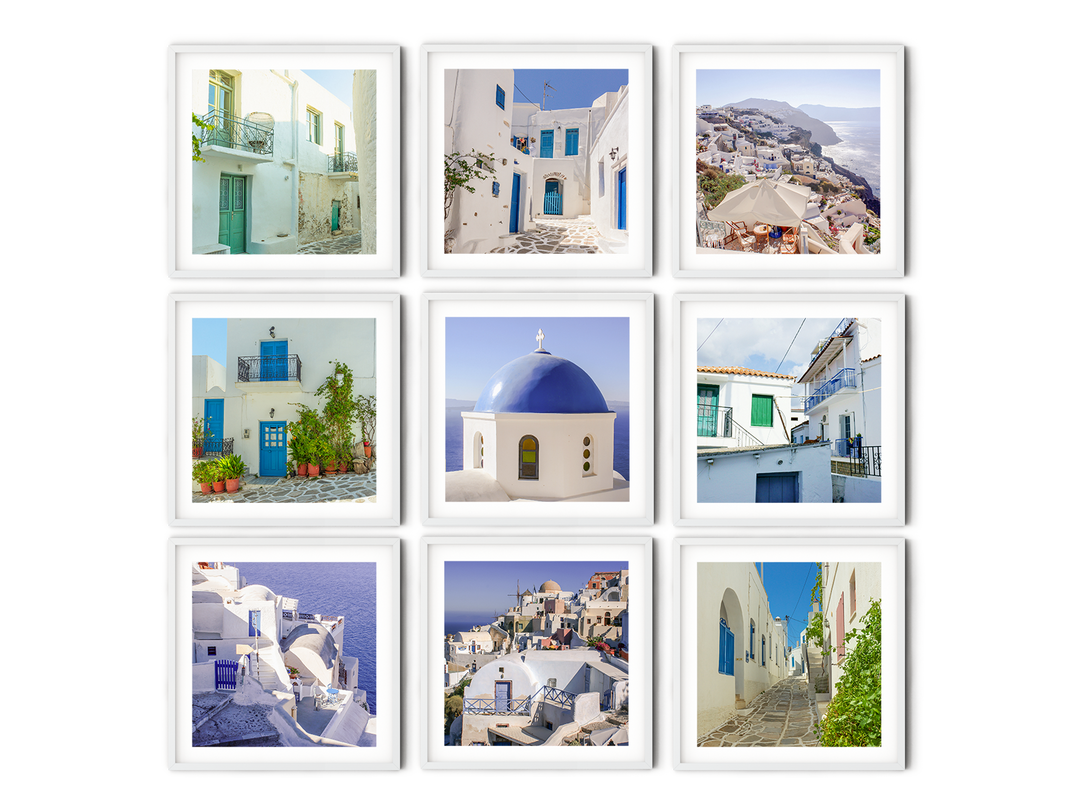 Greek Islands Gallery Wall III | Fine Art Photography Print Set