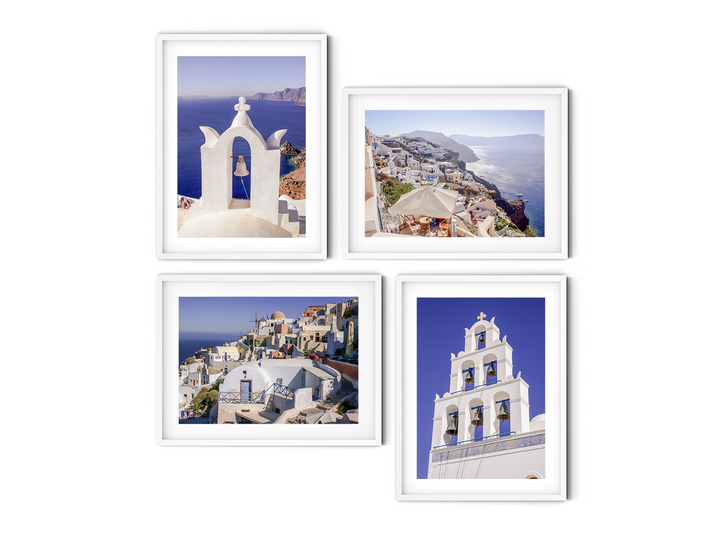 Santorini Island Gallery Wall | Fine Art Photography Print Set