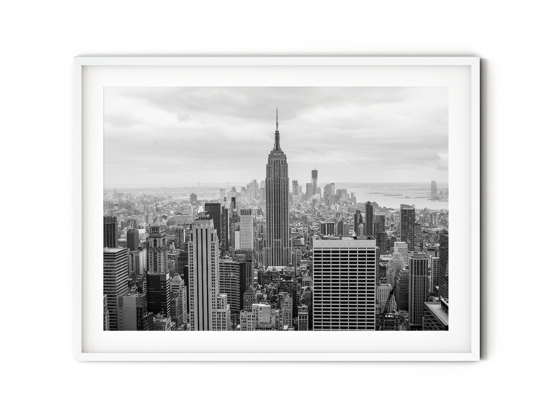 New York Skyline I | Black & White Fine Art Photography Print